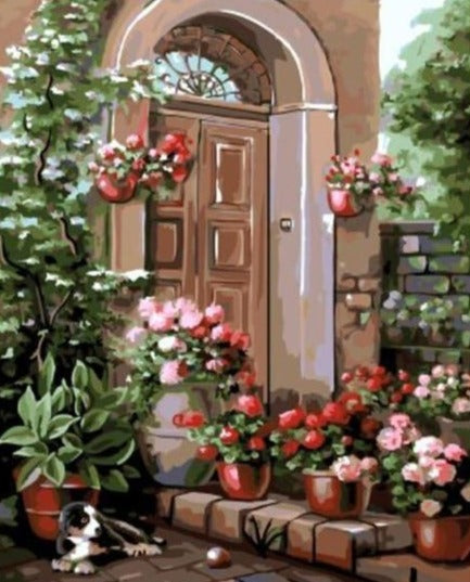 Floral Doorway