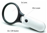 Magnifier LED Light Hand Held