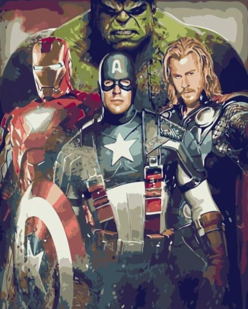 Iron Man Captain America Thor Hulk